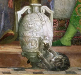 Cat and Vase (detail)